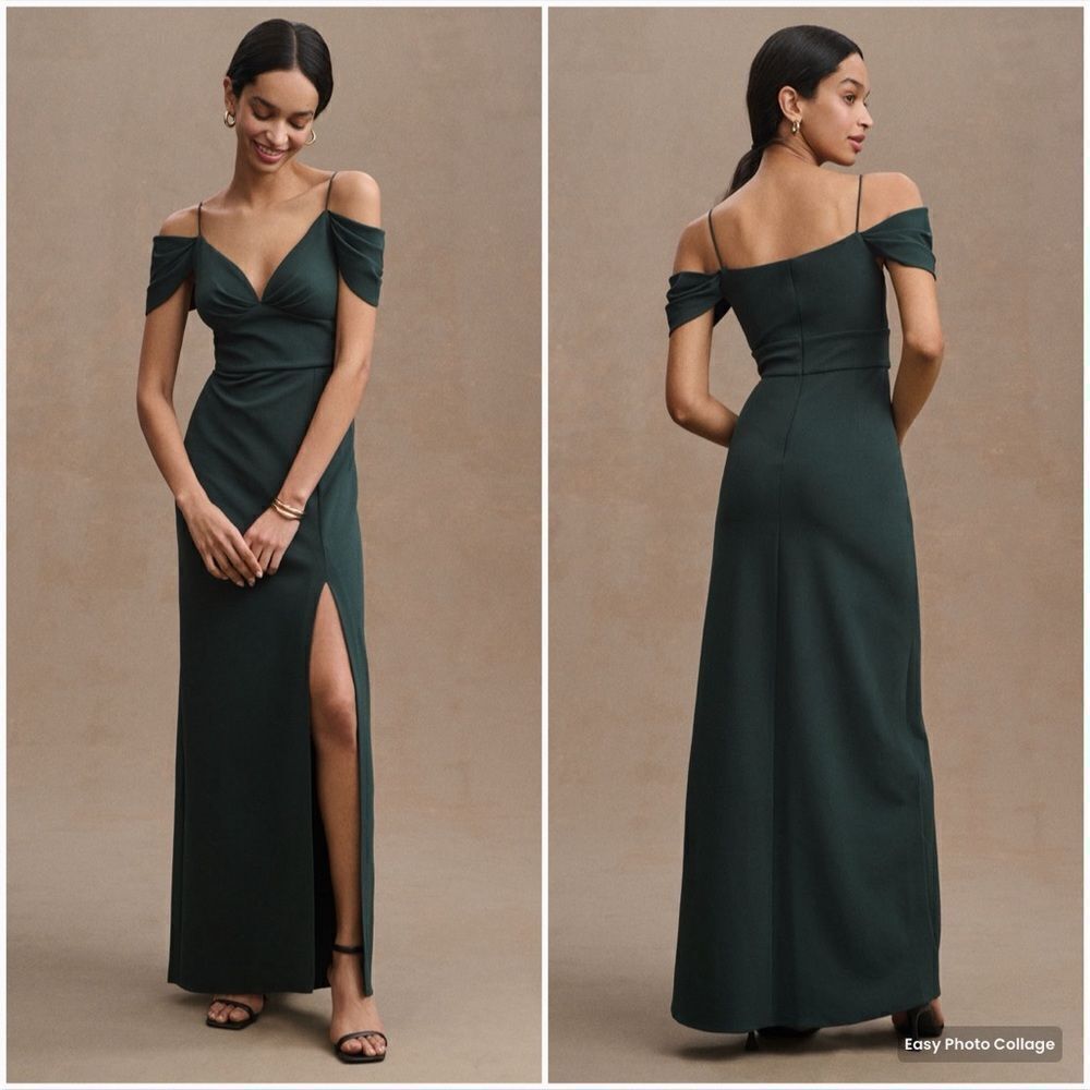 Sachin + Babi Womens Brittany Gown Dress Emerald